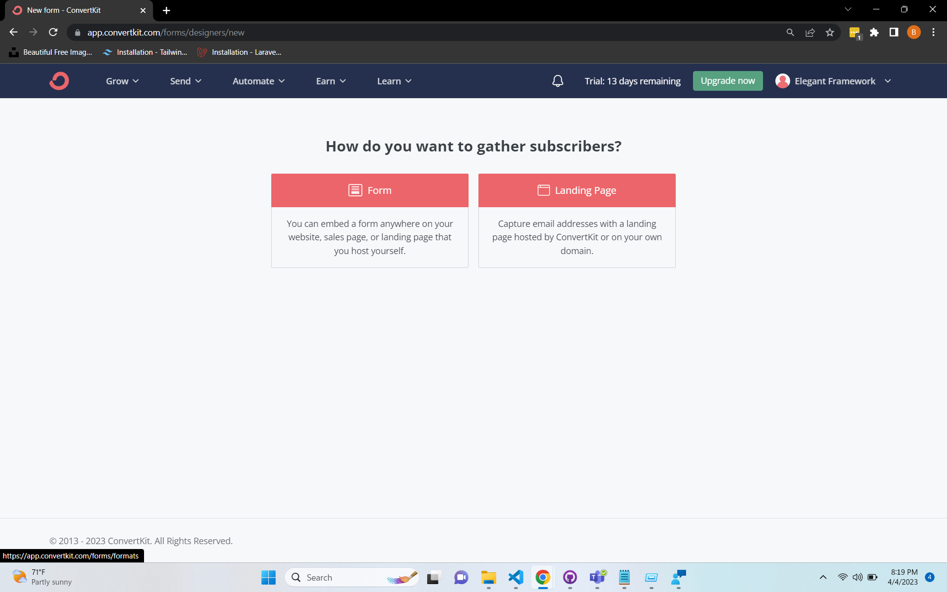 ConvertKit and Elegant together make it easy to grow your email subscribers lists